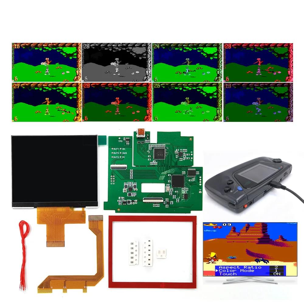 Sega GG LCD ̶Ʈ ũ ŰƮ,   ܼ TV HDMI ¿, Ʈ ȼ HD IPS Ʈ LCD ÷, 3.5 ġ, 640x480